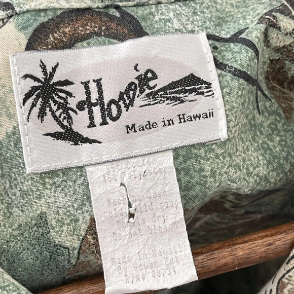 Vintage Howie Mens Hawaiian Button Up Shirt Size XL - Picture 3 of 4
